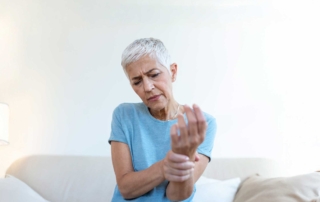 Smiling patient enjoying improved mobility after regenerative joint therapy in Puyallup